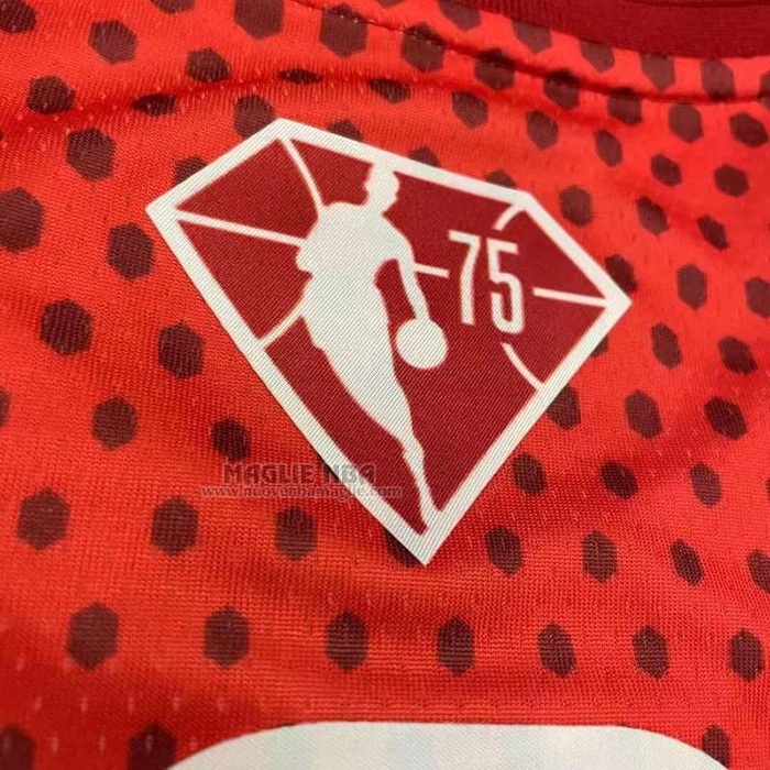 Maglia
 LeBron James NO 6 Los Angeles Lakers All Star 2022 Granate .